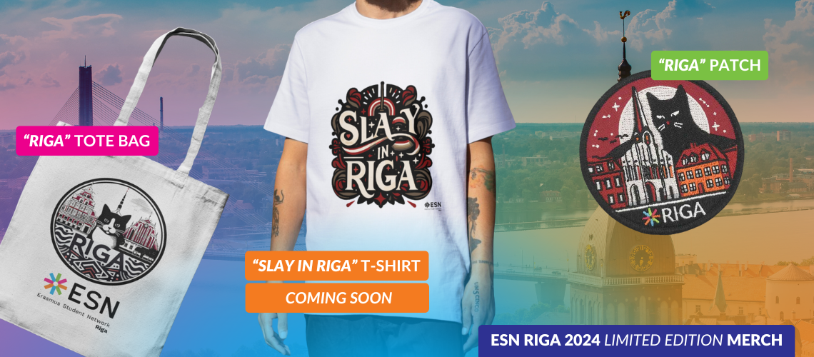 ESN Riga merch